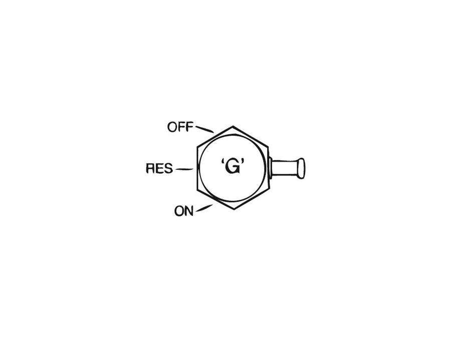 Harley Davidson - Valve de carburant à haut volume L Chrome