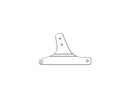 Harley Davidson FLSTC [1988-1999] – Seitenplatten für Sissy Bar Chrom-4