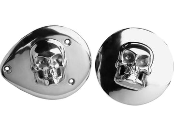 Harley Davidson - Couverture de filtre à air poli 3d Skull