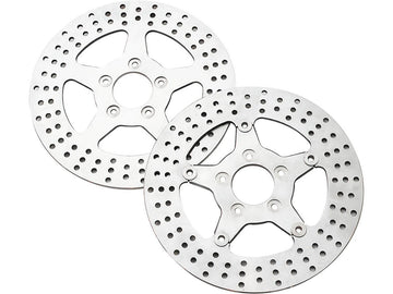 Harley Davidson Sportster [2000-2013]-Starer brake disc 5-hole stainless steel 11.5 " - 0