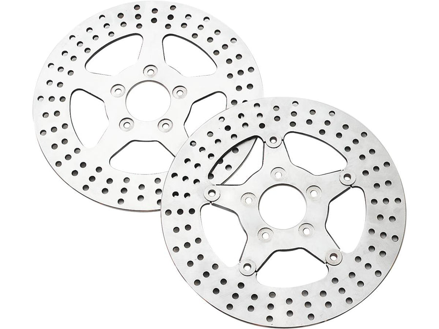 Harley Davidson Sportster [2000-2013]-Starer brake disc 5-hole stainless steel 11.5 "
