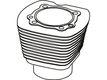 Harley Davidson RevTech 88 [2000-2019] – 3-5/8" Hinterer Zylinder für Evo