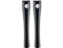 Harley Davidson up [1974-1974] – Smooth 10" Risers Schwarz Pulverbeschichtet-1