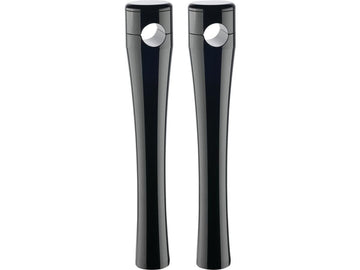 Harley Davidson up [1974-1974] – Smooth 10" Risers Schwarz Pulverbeschichtet