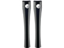 Harley Davidson up [1974-1974] – Smooth 10" Risers Schwarz Pulverbeschichtet-3