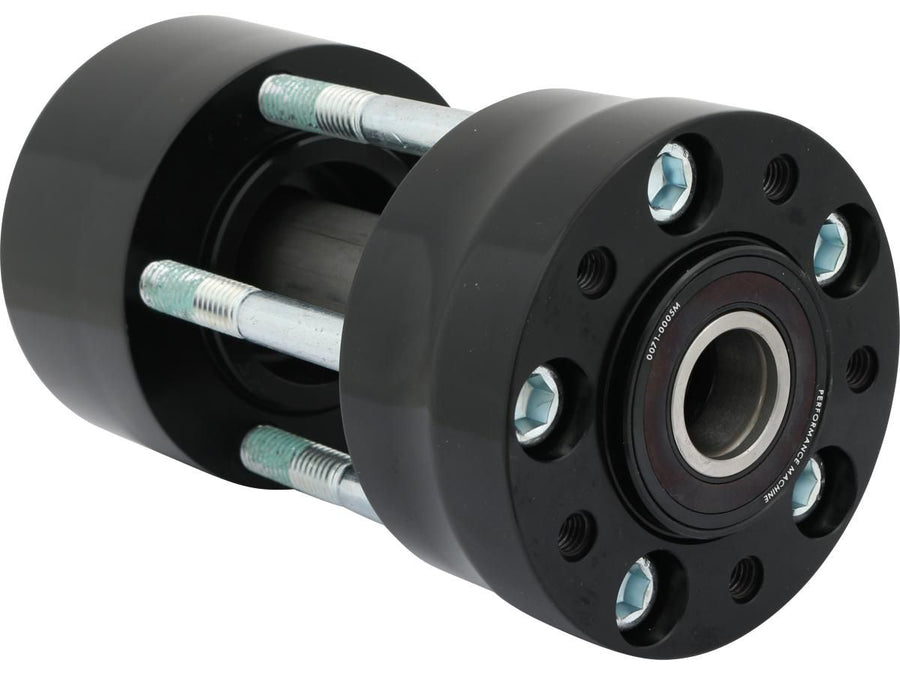 Harley Davidson Sportster [2004-2007]-rear wheel hub black not-abs double-flange