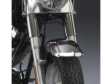 Harley Davidson Flstfi [2001-2006] - Feuille de protection des roues frontr chromée - 0