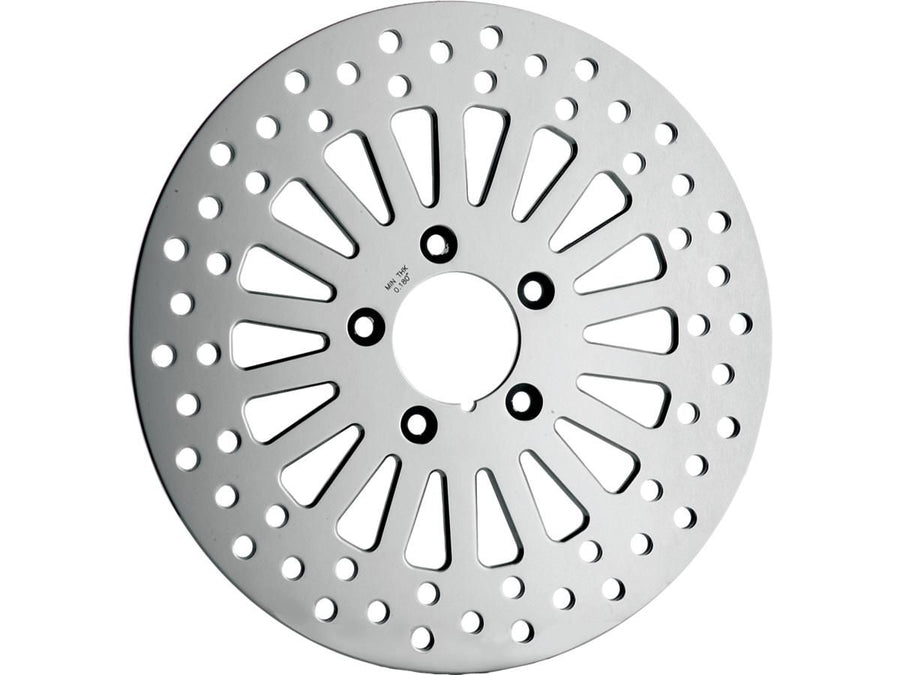 Harley Davidson Sportster [2014-2020]-Nitro brake disc stainless steel polished 11.8 "