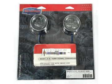 Harley Davidson – Heck-LED-Blinker-Umrüstung, Bullet "Smoke" Linse