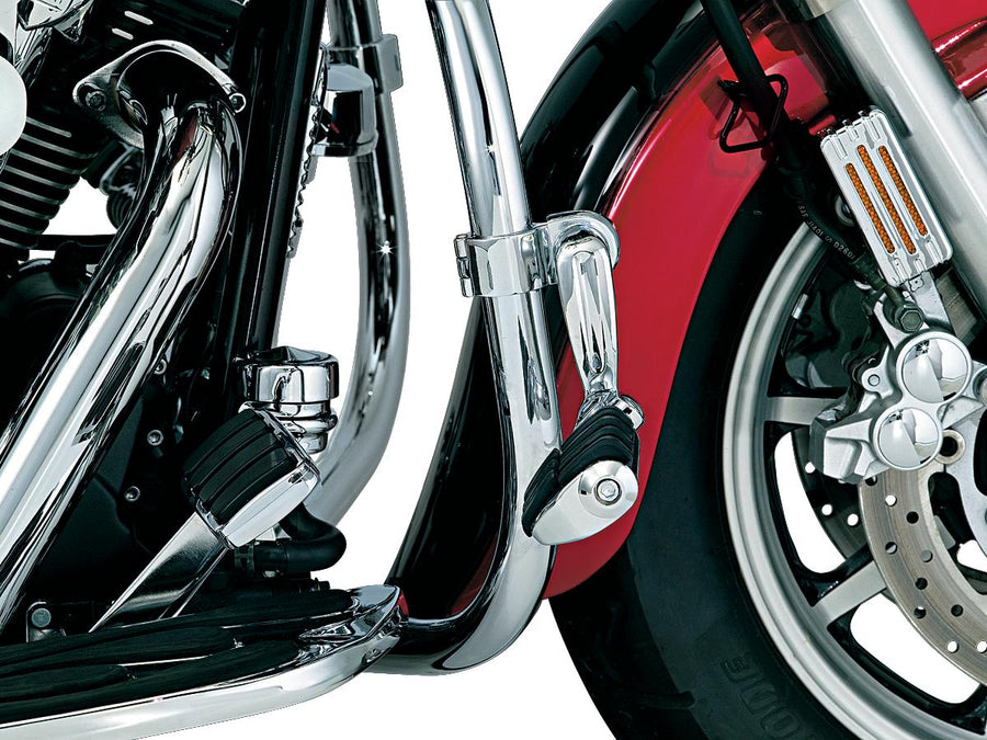Harley Davidson – Longhorn Versatz-Autobahn-Fußrasten mit 1 1/4" Magnum
