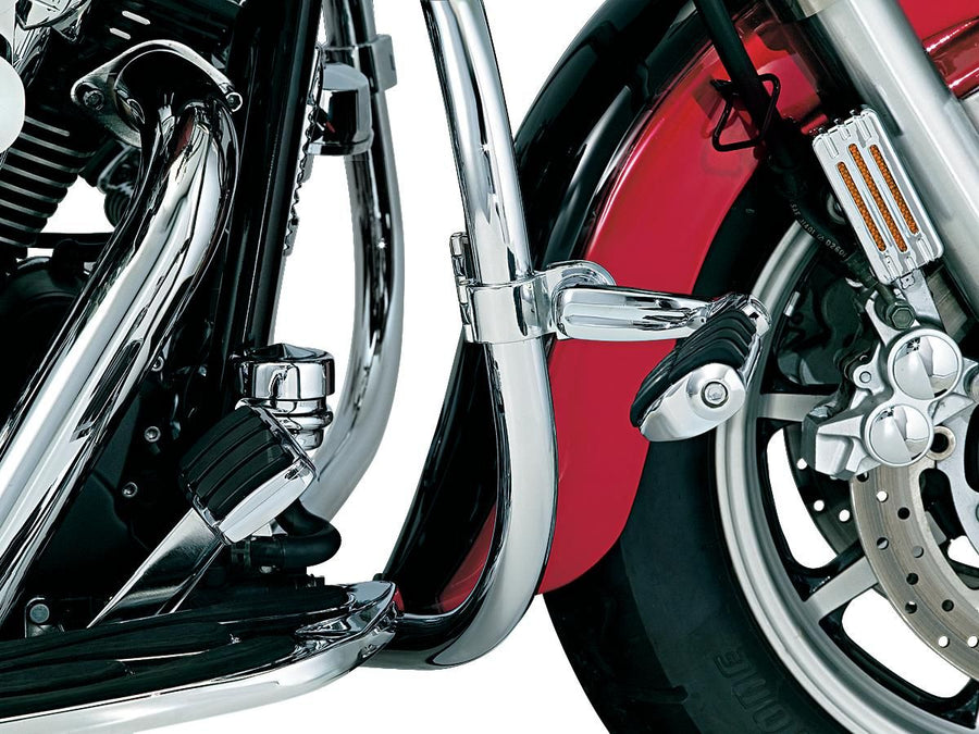 Harley Davidson – Longhorn Versatz-Autobahn-Fußrasten mit 1 1/4" Magnum