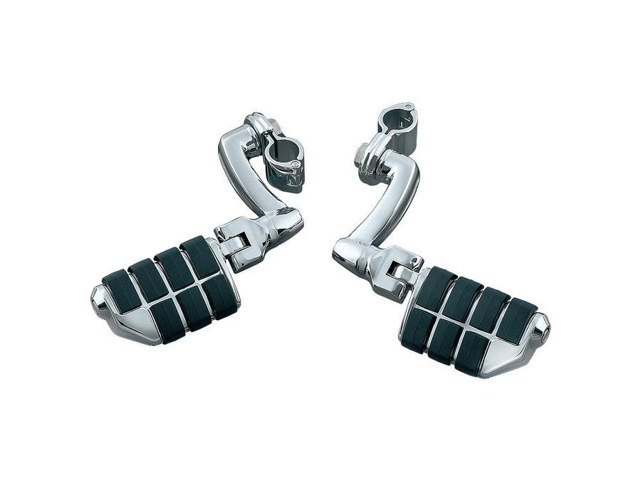 Harley Davidson – Longhorn Versatz-Autobahn-Fußrasten mit 1 1/4" Magnum