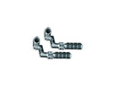 Harley Davidson-Little ISO Autobahn footrest with offset & 1-1/4 "Magnum-1