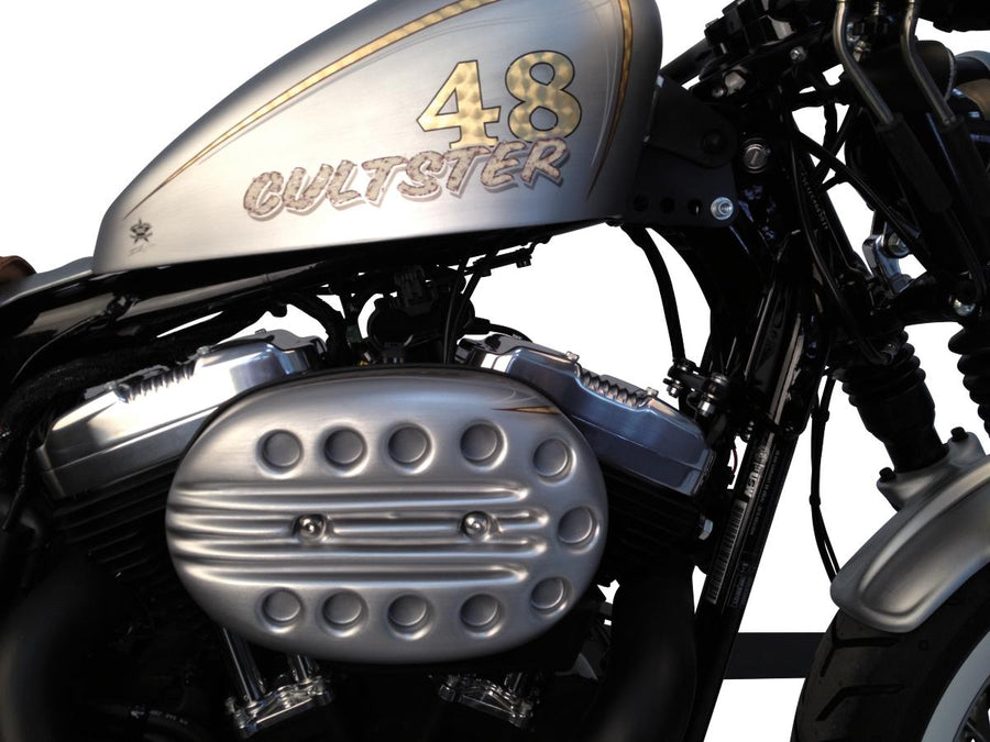 Harley Davidson Sportster [2004-2020] – Geschlitzter Luftfilterdeckel zum Lackieren