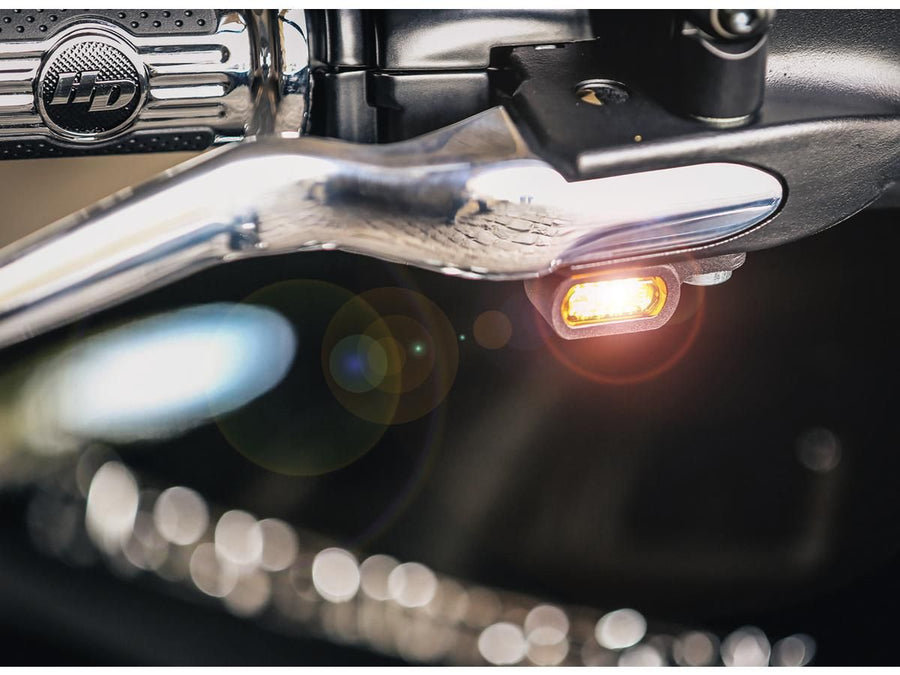 Harley Davidson Softail [1996-2014]-stripes Led turn signal aluminum polished light