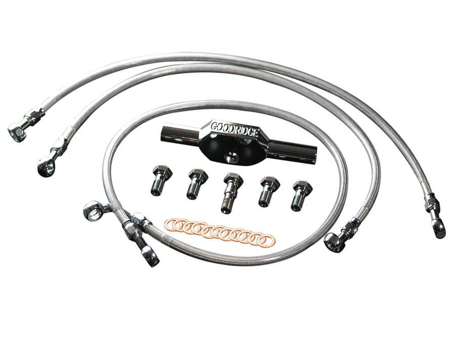 Harley Davidson Flhr [2008-2008] -Les de freinage High-End +8 "