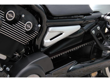 Harley Davidson V-Rod [2007-2017]-racing sports tank cover black - 0