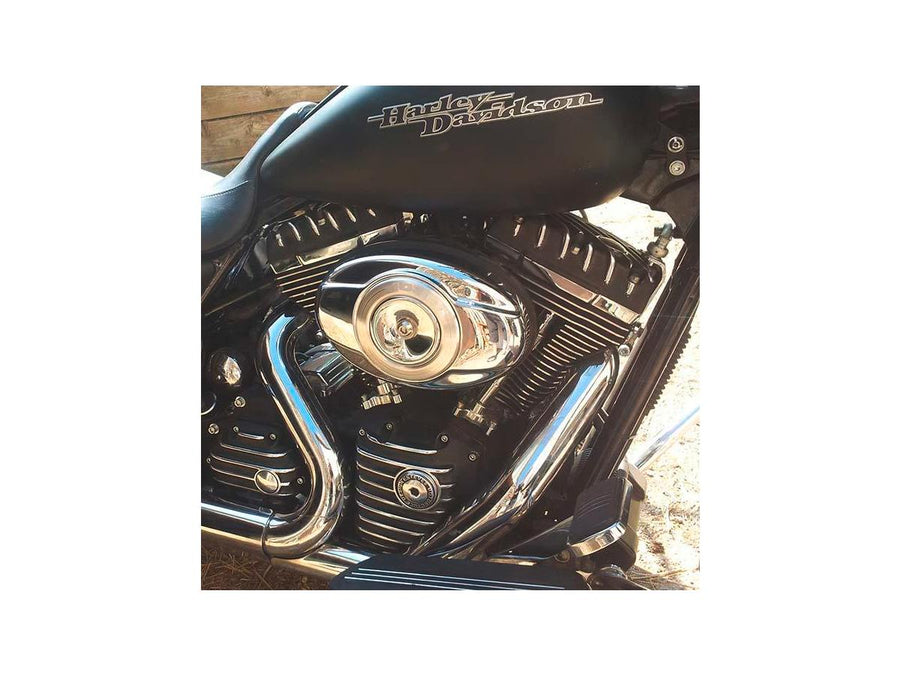 Harley Davidson Sportster [2004-2020] – Ribsters Rocker Box Abdeckung Schwarz Cut