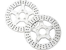 Harley Davidson Touring [2008-2024]-rigid brake disc 6-hole stainless steel 11.8 "-2