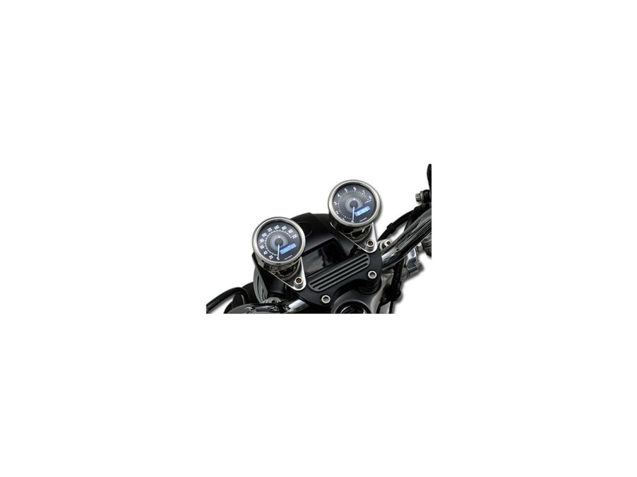 Harley Davidson-Velona60 Tachometer Scale: 0-8000 rpm polished stainless steel