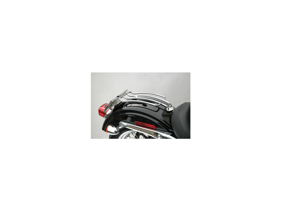 Harley Davidson Dyna [2006-2017] -7 "Solo à bagages en solo noir