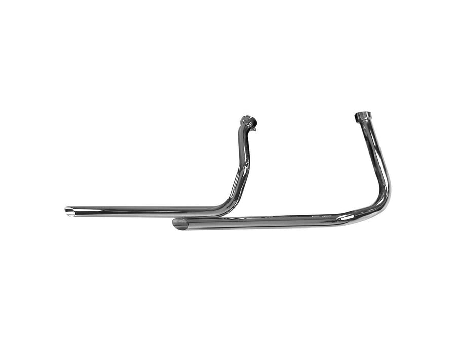 Harley Davidson Panhead [1948-1964] – Gestaffelte Doppelschrägschnitt Drag Pipes für …