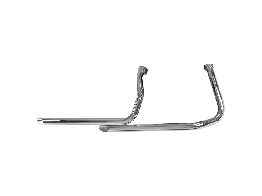 Harley Davidson Panhead [1948-1964] – Gestaffelte Doppelschrägschnitt Drag Pipes für …