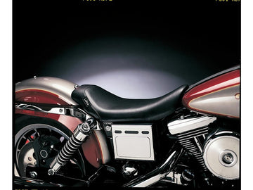 Harley Davidson Dyna [2004-2005]-Bare Bone's solo seat smooth black vinyl