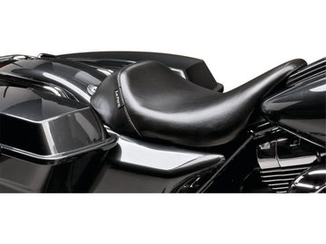 Harley Davidson Touring [2008-2025] – Bare Bones Solo Sitz Glattes Schwarzes Vinyl