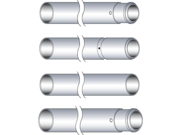 Harley Davidson Softail [1984-1999]-41mm hard chrome fork pipes FL +2 "/flst - 0