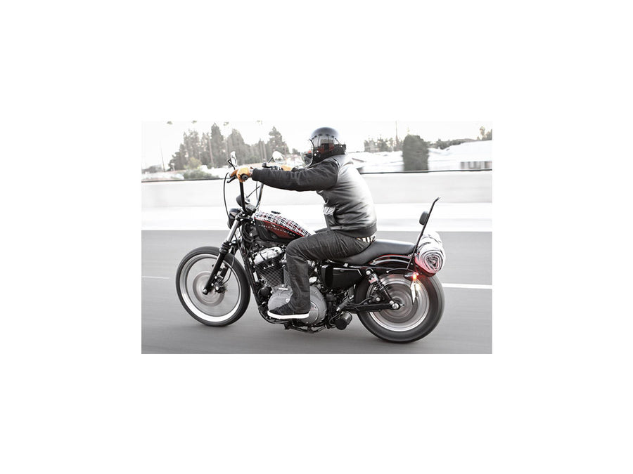 Harley Davidson Sportster [2004-2020] - High Sissy Bar avec noir rembourré