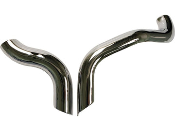 Série de concepteurs de Harley Davidson L.A.F Remplacement Heat Shalle Chrom 1,75 "