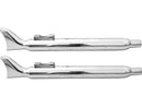 Harley Davidson Touring [1995-2016] -Fishtail Slip-On Silencer Chrome-3