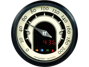 Harley Davidson Sportster [1986-2013] -Motoscope Tiny Speedster Tachoscala: 200 mph;
