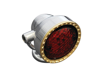 Harley Davidson – Neo-Fusion LED-Rücklicht Messing poliert, rote LED - 0