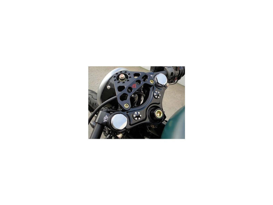 Harley Davidson Dyna [1992-2017] -Headlight Holder Silver Anodisé