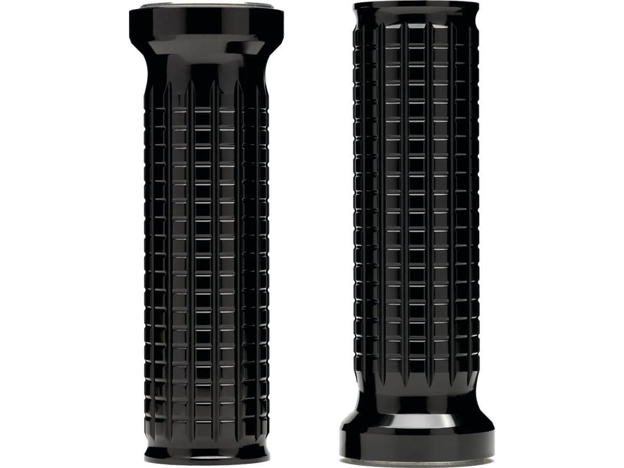 Harley Davidson Fl Shovel [1981-1984] -mo.grip manipulé noir anodisé 1 "