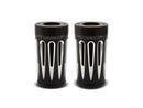 Harley Davidson Touring [2014-2024] -deep Cut Fork Protection Black Anodisé-1