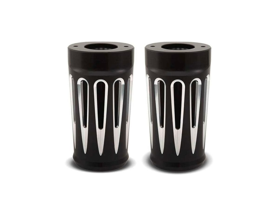 Harley Davidson Touring [2014-2024] -deep Cut Fork Protection Black Anodisé