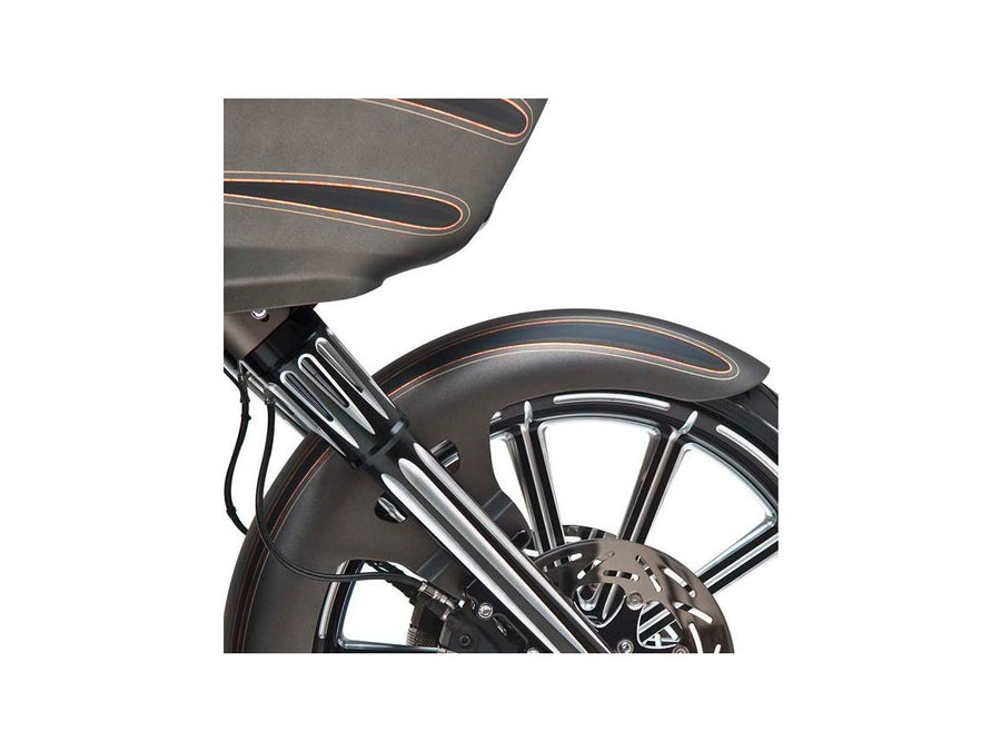 Harley Davidson Touring [2014-2024] -deep Cut Fork Protection Black Anodisé