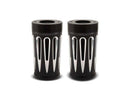 Harley Davidson Touring [2014-2024] -deep Cut Fork Protection Black Anodisé-4