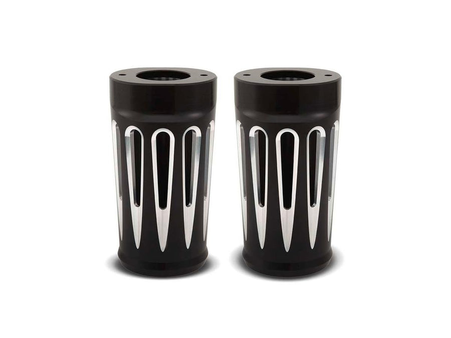 Harley Davidson Touring [2014-2024] -deep Cut Fork Protection Black Anodisé