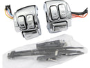 Harley Davidson Sportster [2006-2013]-Chroe Muisse de carter de commutateur de guidon avec interrupteurs-3