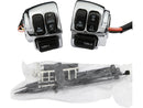 Harley Davidson Sportster [2006-2013] – Chrom-Lenkerschaltergehäuse-Kit mit Schaltern-1
