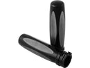 Harley Davidson FL Shovel [1981-1984] – Geriffelte Griffe Schwarz Eloxiert 1" Gaszüge-1