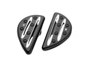 Harley Davidson Touring [1986-2025] – Deep Cut Sozius Trittbretter Schwarz, Eloxiert-3