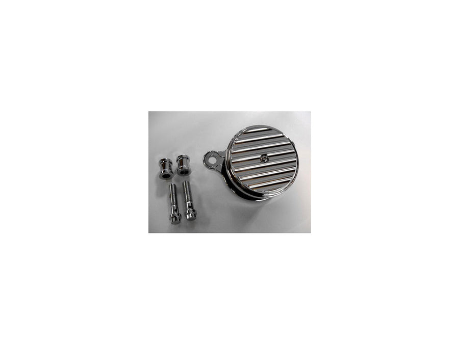 Harley Davidson Dyna [1999-2017] – Hochleistungs-Luftfilter Chrom, Gerippt