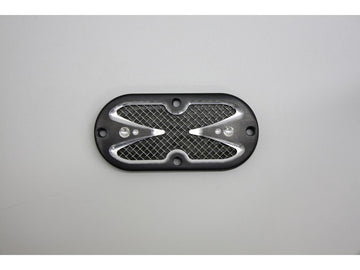 Harley Davidson Dyna [1991-2005] – Mesh Inspektionsabdeckung Schwarz