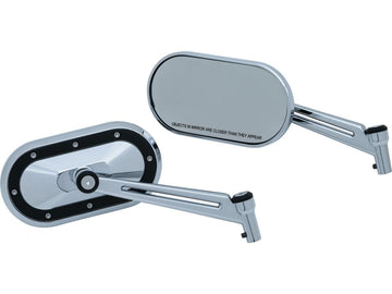 Harley Davidson Sportster [2004-2020] - miroir de l'industrie vierge avec noir