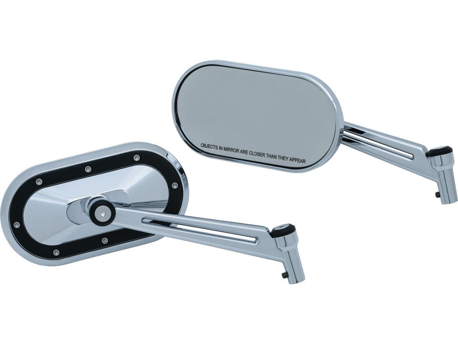 Harley Davidson Sportster [2004-2020] - miroir de l'industrie vierge avec noir